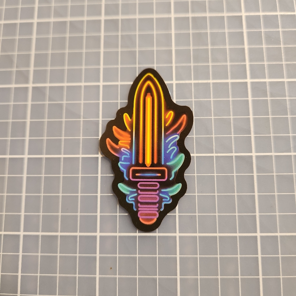 10 for $10 Sticker Neon Cartoon Graffiti  Vibrant Colors
